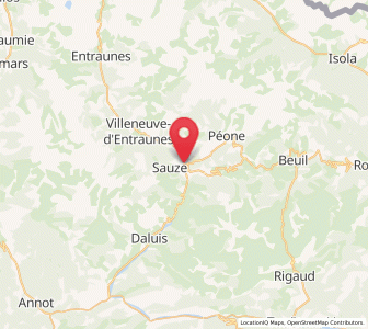Map of Guillaumes, Provence-Alpes-Côte d'Azur