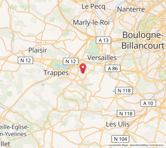 Map of Guyancourt, Île-de-France