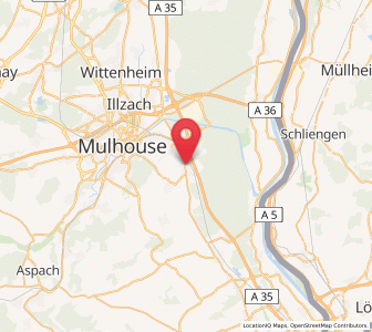 Map of Habsheim, Grand Est