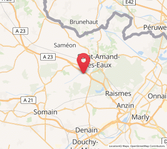 Map of Hasnon, Hauts-de-France
