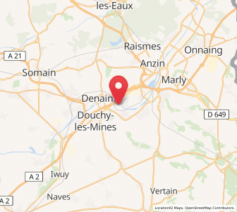 Map of Haulchin, Hauts-de-France