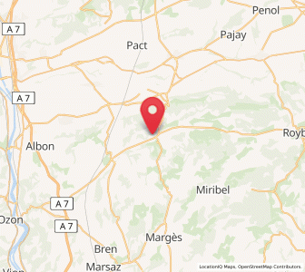 Map of Hauterives, Auvergne-Rhône-Alpes