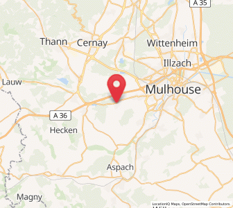 Map of Heimsbrunn, Grand Est