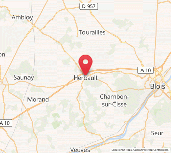 Map of Herbault, Centre