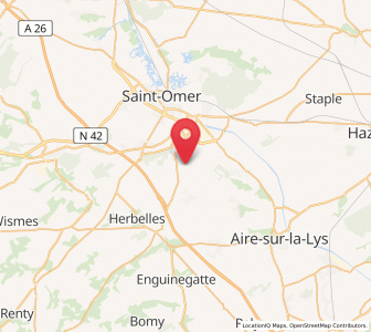 Map of Heuringhem, Hauts-de-France