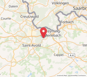 Map of Hombourg-Haut, Grand Est