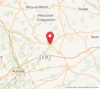 Map of Hornoy-le-Bourg, Hauts-de-France