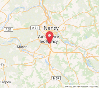 Map of Houdemont, Grand Est