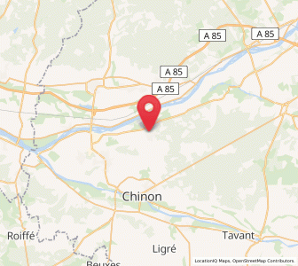 Map of Huismes, Centre