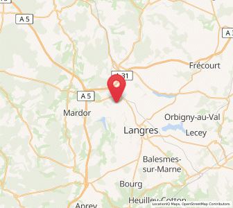 Map of Humes-Jorquenay, Grand Est