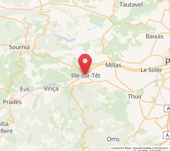 Map of Ille-sur-Têt, Occitanie