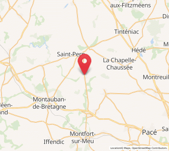 Map of Irodouër, Brittany