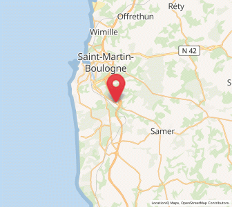 Map of Isques, Hauts-de-France