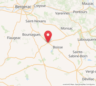 Map of Issigeac, Nouvelle-Aquitaine