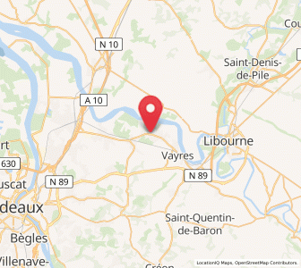 Map of Izon, Nouvelle-Aquitaine