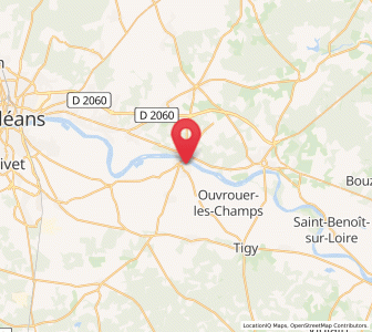 Map of Jargeau, Centre