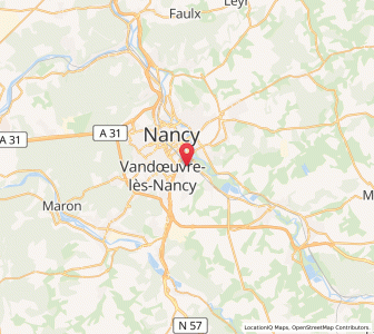 Map of Jarville-la-Malgrange, Grand Est