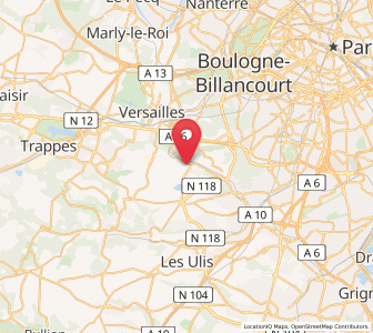 Map of Jouy-en-Josas, Île-de-France