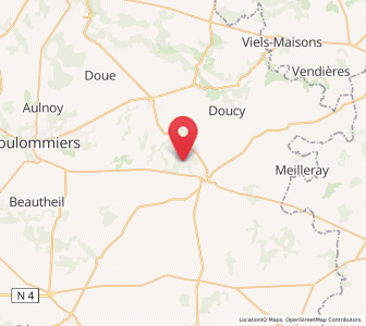 Map of Jouy-sur-Morin, Île-de-France