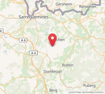Map of Kalhausen, Grand Est