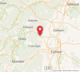 Map of Kaysersberg, Grand Est