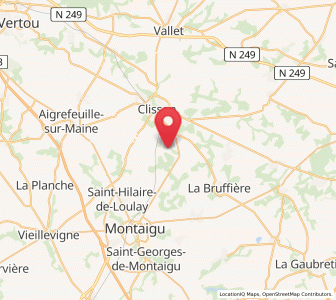 Map of La Bernardière, Pays de la Loire