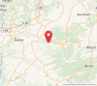 Map of La Bourboule, Auvergne-Rhône-Alpes