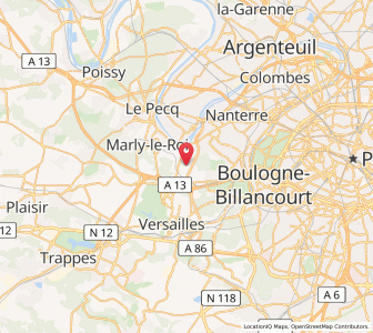 Map of La Celle-Saint-Cloud, Île-de-France