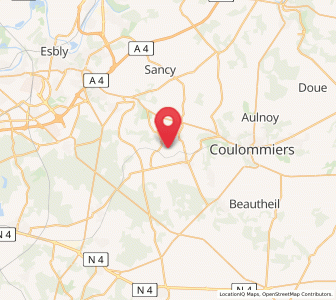 Map of La Celle-sur-Morin, Île-de-France