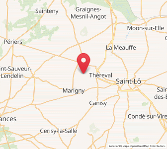 Map of La Chapelle-en-Juger, Normandy