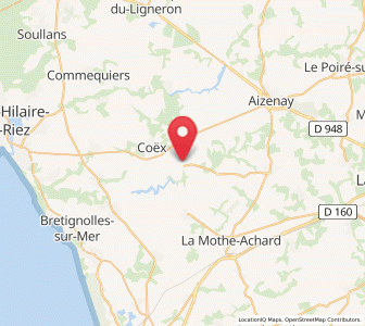 Map of La Chapelle-Hermier, Pays de la Loire