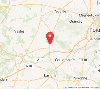Map of La Chapelle-Montreuil, Nouvelle-Aquitaine