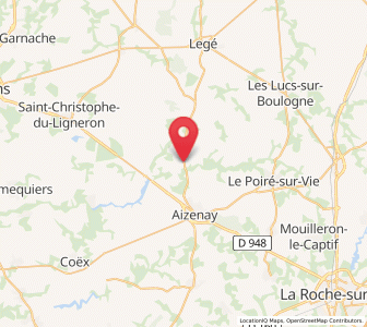 Map of La Chapelle-Palluau, Pays de la Loire