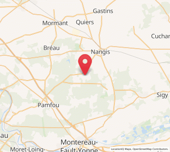 Map of La Chapelle-Rablais, Île-de-France