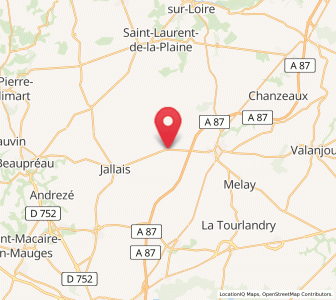 Map of La Chapelle-Rousselin, Pays de la Loire