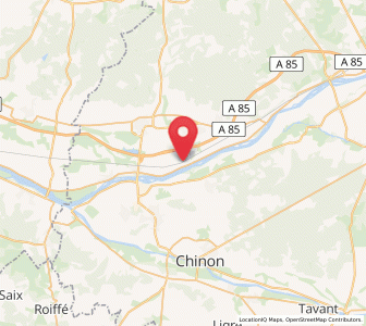 Map of La Chapelle-sur-Loire, Centre