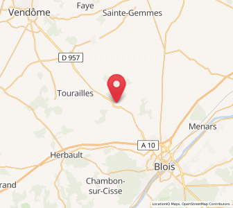Map of La Chapelle-Vendômoise, Centre