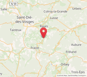 Map of La Croix-aux-Mines, Grand Est