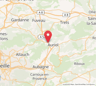 Map of La Destrousse, Provence-Alpes-Côte d'Azur