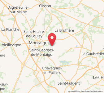 Map of La Guyonnière, Pays de la Loire