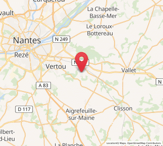 Map of La Haie-Fouassière, Pays de la Loire