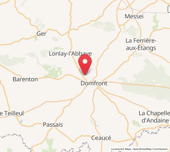 Map of La Haute-Chapelle, Normandy
