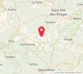 Map of La Houssière, Grand Est