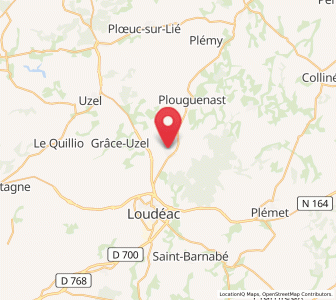 Map of La Motte, Brittany