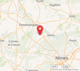 Map of La Rouvière, Occitanie