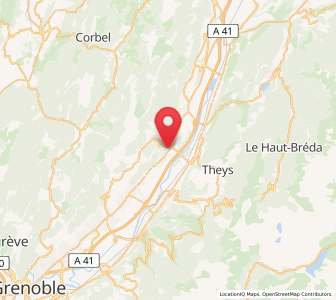 Map of La Terrasse, Auvergne-Rhône-Alpes