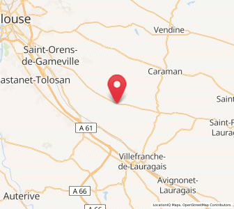 Map of Labastide-Beauvoir, Occitanie