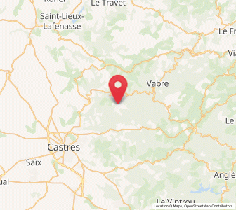 Map of Lacrouzette, Occitanie