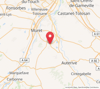 Map of Lagardelle-sur-Lèze, Occitanie