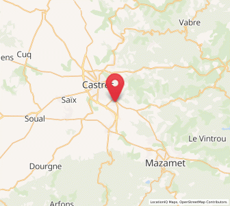 Map of Lagarrigue, Occitanie